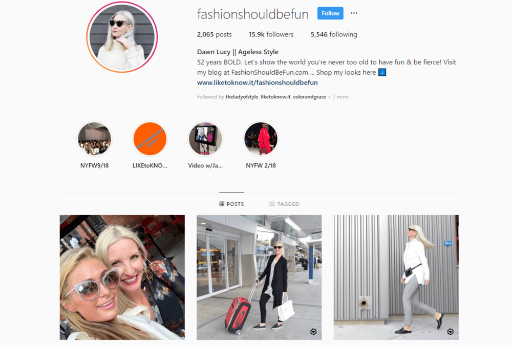 25 INFLUENCERS AND BLOGGERS OVER 50 WE’RE FOLLOWING • The Shelf Full ...