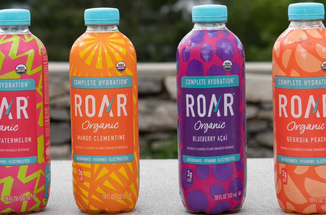 Danielle for ROAR Organic x The Shelf campaign - bottles of ROAR